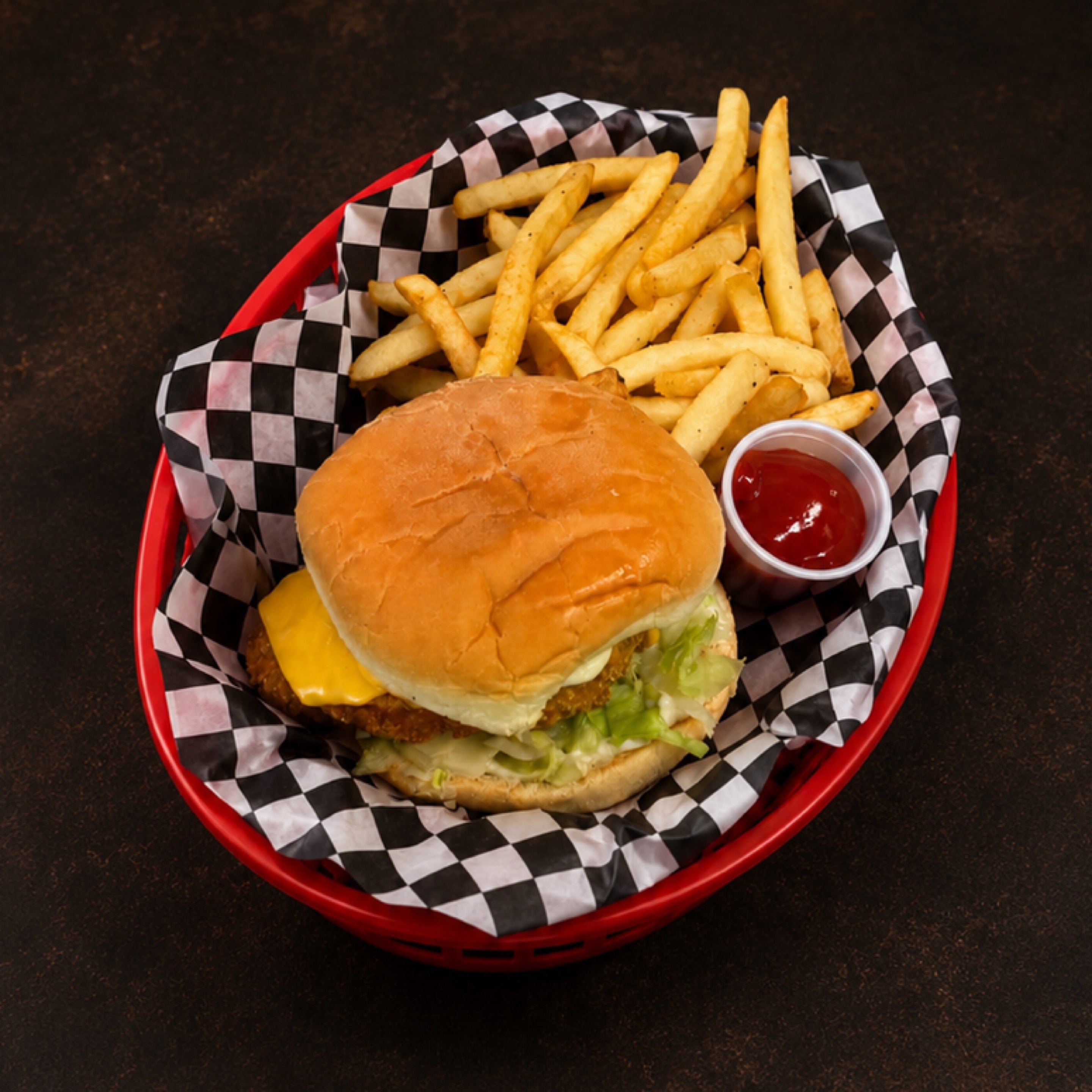 Mini Chicken Burger w/ Fries
