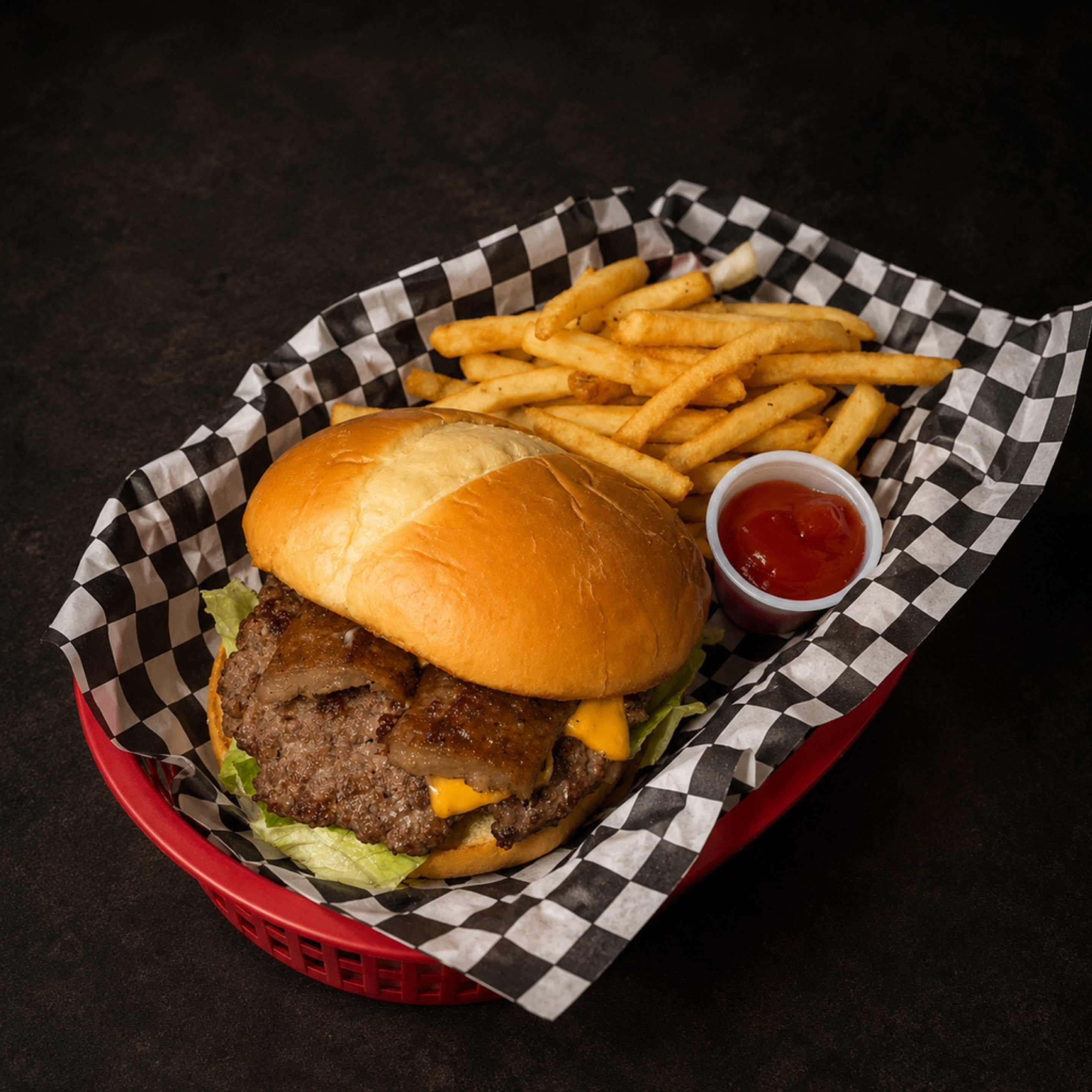 Gyro Smash Burger w/ Fries