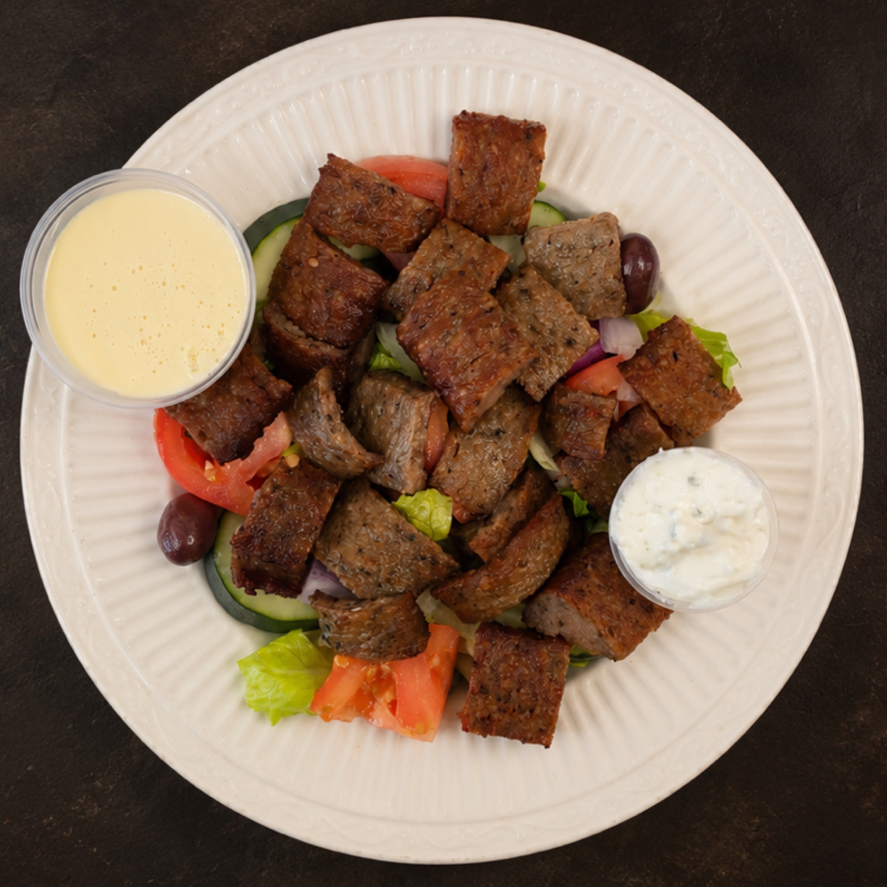 Beef and Lamb Gyro Salad