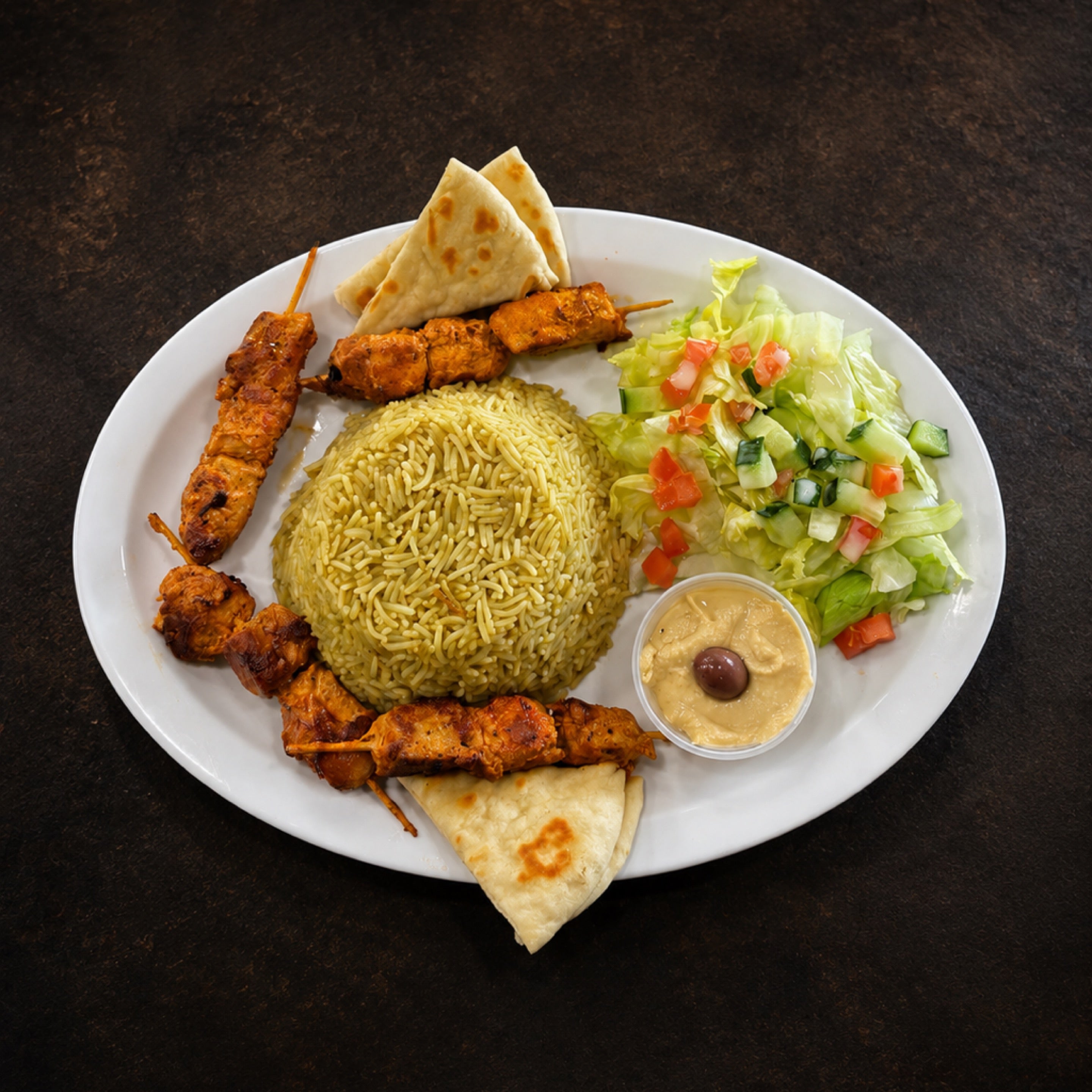 Chicken Kabob Plate